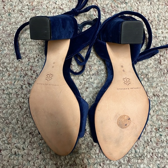 Loeffler Randall velvet diamond heels - Picture 9 of 10